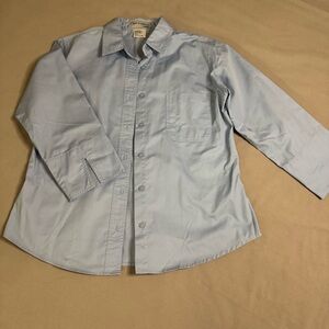 Women's Light Blue Button Down Shirt
